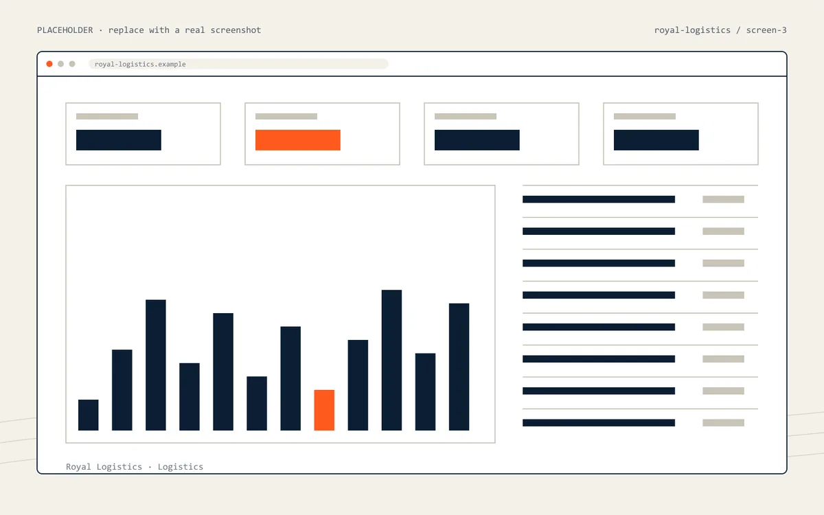 Royal Logistics: screen 3